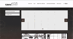 Desktop Screenshot of cabriocomfort.hu