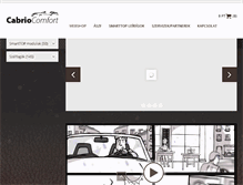 Tablet Screenshot of cabriocomfort.hu